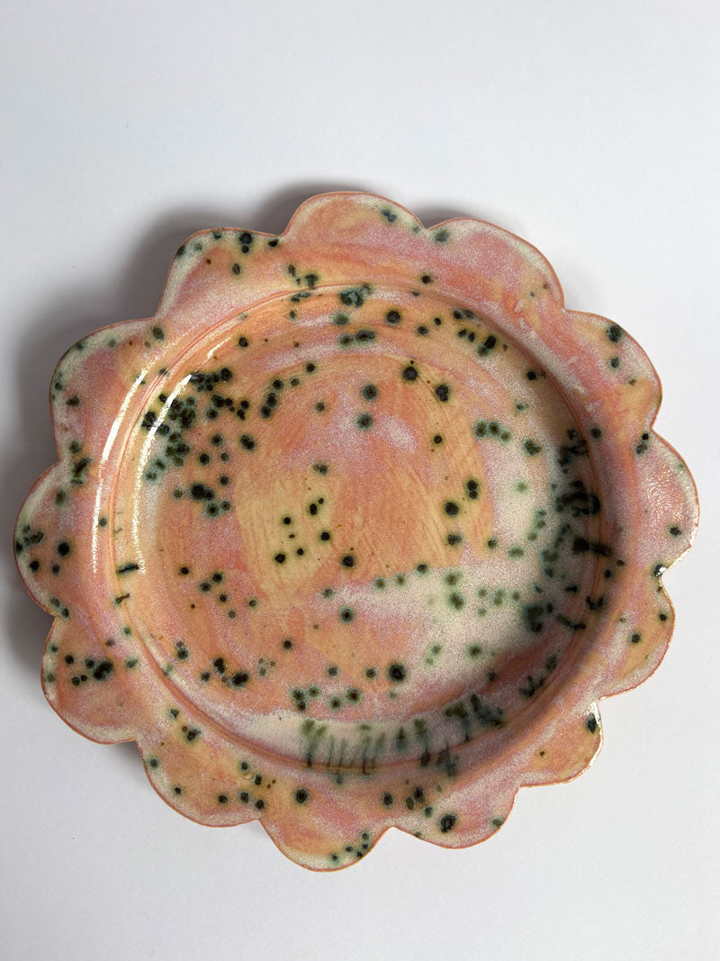 Speckled Flower Side Plate