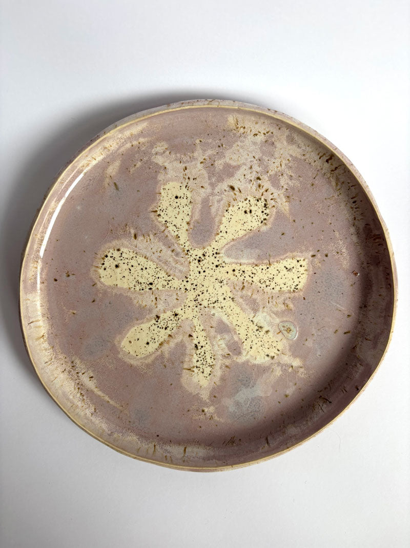 Lavender Flower Plate