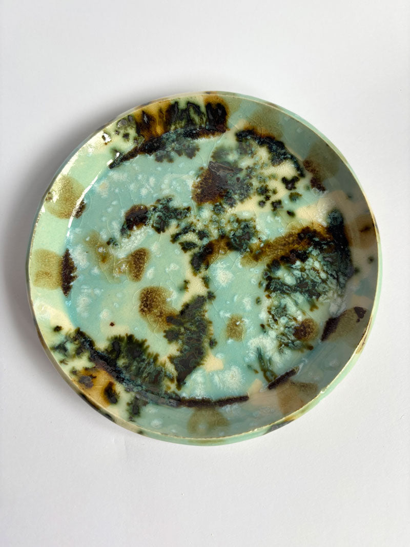 Small Green Sea Mist Plate