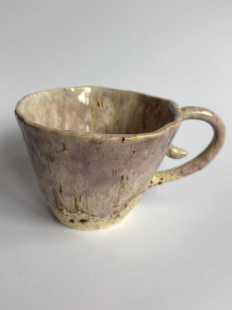 Lavender Speckled Large Mug