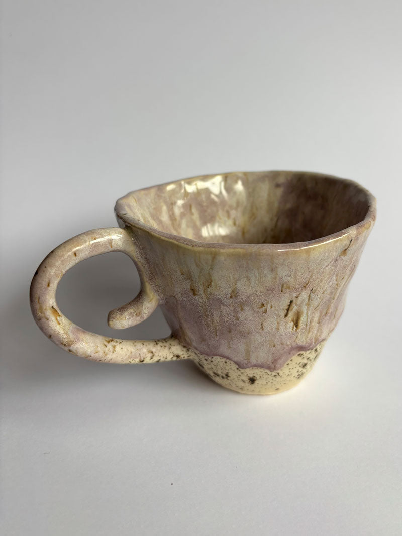 Lavender Speckled Large Mug